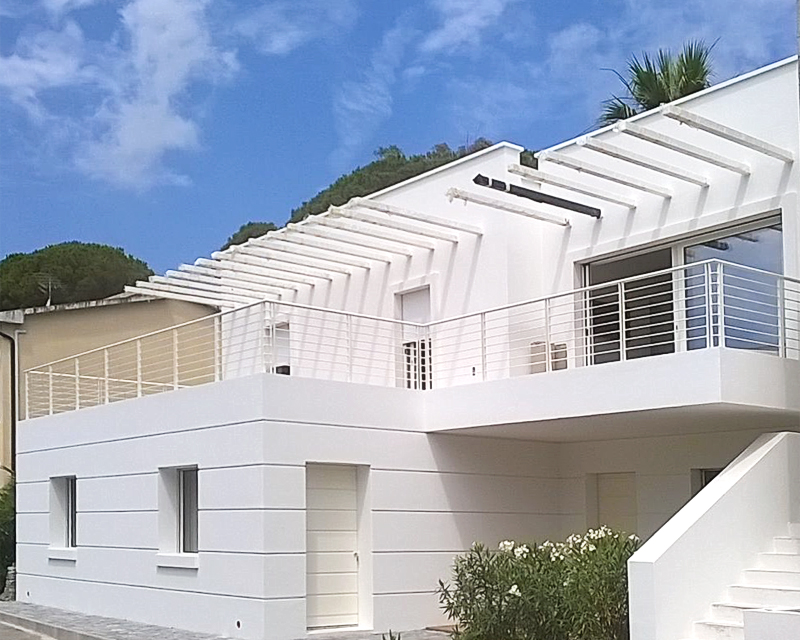 Costruzione villa a Marina di Campo, isola d'Elba