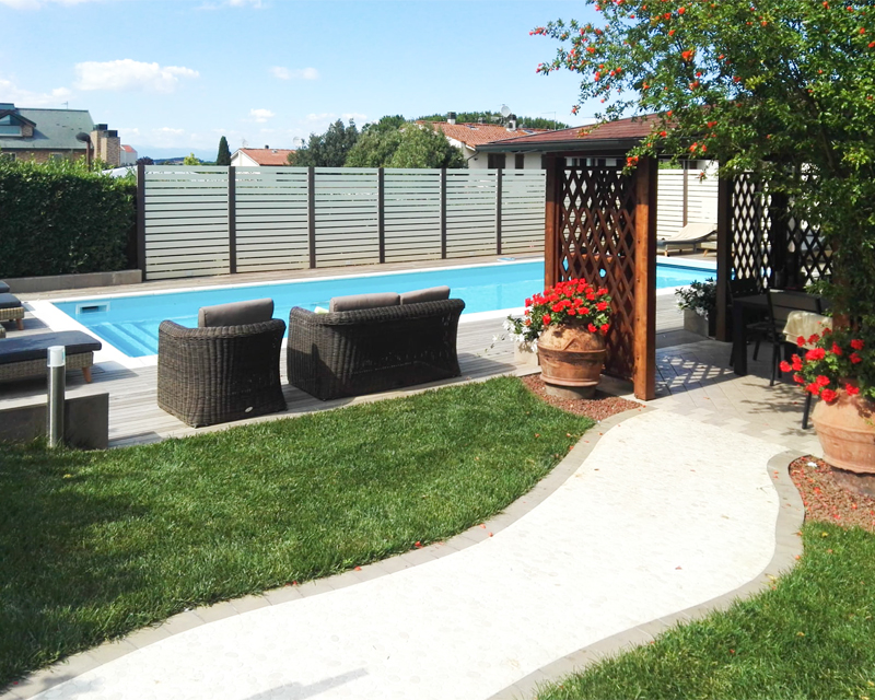 Realizzazione piscina villetta Pontedera